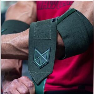 Elbow Wraps for Weigh Lifting Training Rawgear NWT in Storage Pouch 38”